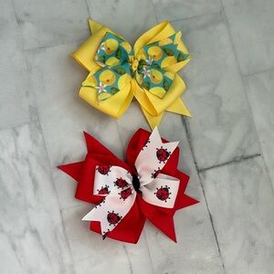 Bundle of Two Hair Bows